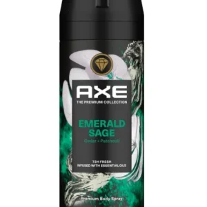 اكس سبراي مزيل العرق للرجال اميرالد سيج أخضر 150مل | Axe Premium Bo.spr. 150Ml Emerald Sage (Green)