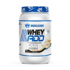 ماصل إضافة واي إضافة (30 حصة./1080 جم) فانيليا آيس كريم | Muscle Add Whey Add (30 Serv./1080 Gm) Vanilla Ice Cream