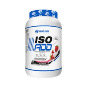 ماصل إضافة إيسو إضافة (30 حصة./1080 جم) فراولة ميلكشاك | Muscle Add Iso Add (30 Serv./1080 Gm) Strawberry Milkshake