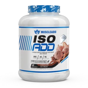 ماصل إضافة إيسو إضافة (60 حصة./2160 جم) شوكولاتة آيس كريم | Muscle Add Iso Add (60 Serv./2160 Gm) Chocolate Ice Cream
