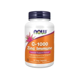 فيتامين - سي 1000 مجم + زنك إيمون 90 كبسولة | Vitamin - C 1000 Mg + Zinc Immune 90 Cap