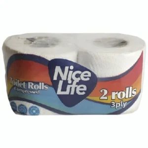 لايف تويليت بابير 2قطع (20) تواليت بكر مضغوط | Life Toilet Paper 2pcs (20) Toilette Rolls Mdghwt