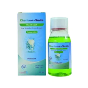 كاريسما - سميل غسول للفم 120 مل بيبيرمينت | Charisma - Smile Mouth Wash 120 Ml Peppermint