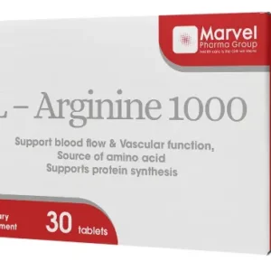 ال-ارجينين 1000 مجم 30 قرص | L - Arginine 1000 Mg 30 Tab
