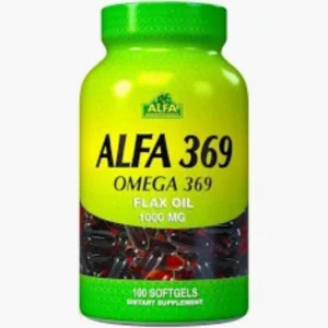 أوميجا 369 فلاكس زيت 1000 مجم (ألفا) 100 كبسولة | Omega 369 Flax Oil 1000 Mg (Alfa) 100 Cap