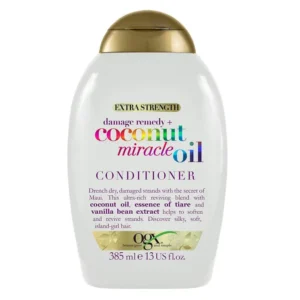أو جي إكس بلسم زيت جوز الهند ميراكل 385 مل | Ogx Cond. 385Ml Coconut Miracle Oil