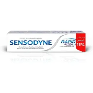 سنسوداين معجون اسنان رابيد اكشن / مفعول سريع 20 مل (خصم 15%) - عرض خاص | Sensodyne Paste Teeth Rapid Action / Action Rapid 20 Ml (Discount 15%) - Offer Special