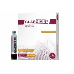 جلارجيفين 100 وحدة/مل 3 مل 5 خرطوشة تحت الجلد | Glargivin 100I.u/Ml 5 Cartridges 3 Ml