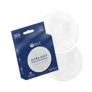 نوت الترا سوفت وسادات ازالة المكياج قابلة لإعادة الإستخدام - 2 قطعة | Nut Ultra Soft Reusable Makeup Removal Cleansing Pads - 2Pcs