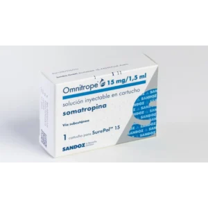 اومنيتروب 15 مجم/1.5 مل محلول حقن 1 خرطوشة تحت الجلد | Omnitrope 15 Mg / 1.5 Ml 1 Cartridge
