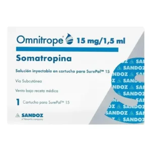 اومنيتروب 15 مجم/1.5 مل محلول حقن 1 خرطوشة تحت الجلد (Xx) | Omnitrope 15 Mg / 1.5 Ml 1 Cartridge (Xx)