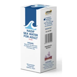 ناديف ماء البحر (للكبار) بخاخ للانف 50 مل | Nadif Sea Water (For Adult) Nasal Spray 50 Ml