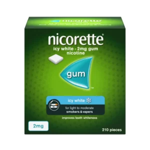 نيكوريت إيسي أبيض 2 مجم 210 قرص | Nicorette Icy White 2 Mg 210 Tab