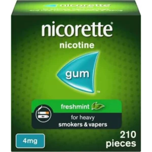 نيكوريت فريش نعناع 4 مجم 210 قرص | Nicorette Fresh Mint 4 Mg 210 Tab