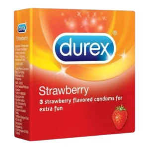 ديوركس واقي ذكري 3قطع فراولة (75جنيه | Durex Condoms 3pcs Strawberry (75EGP