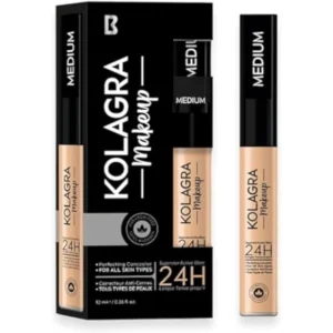 كولاجرا ميك اب بيرفكتينج كونسيلير متوسط 10مل (1+1) (عرض خاص) | Kolagra Makeup Perfecting Concealer 10Ml Medium (1+1) #