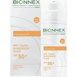 بيونكس بريفينتيفا دراي تاتش بعامل حماية من الشمس 50+ 50مل | Bionnex Preventiva Dry Touch Sunscreen Fluid 50Ml Spf50+