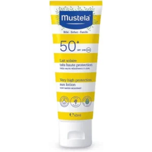موستيلا فيري عالٍ بروتيكشن شمس لوشن 40مل معامل حماية50+ | Mustela Very High Protection Sun Lotion 40ml Spf50+