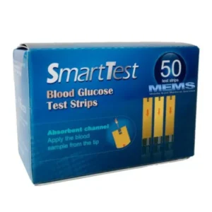سمارت اختبار دم جلوكوس 50 شرائط | Smart Test Blood Glucose 50 Strips