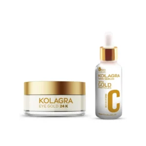 كولاجرا جولد سيرم 30مل + كولاجرا عين جولد جل 20مل (#) | Kolagra Gold Serum 30ml + Kolagra Eye Gold Gel 20ml (#)