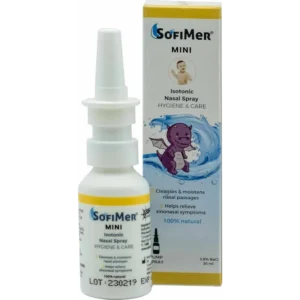 سوفيمير ميني 0.9% إيسوتونيك بخاخ أنف 30 مل | Sofimer Mini 0.9% Isotonic Nasal Spray 30 Ml