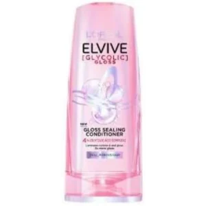 لوريال الفيف جليكوليك جلوس سيلنج بلسم 200مل | Loreal Elvive Glycolic Gloss Sealing Conditioner 200Ml