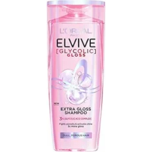 لوريال الفيف جليكوليك جلوس اكسترا جلوس شامبو 600مل | Loreal Elvive Glycolic Gloss Extra Gloss Shampoo 600Ml