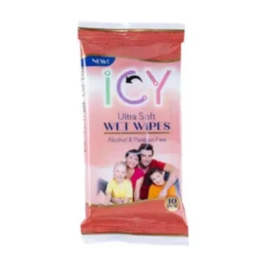 ايسي ويت وايبس مناديل مبللة 10 مناديل | Icy Wet Wipes 10Pcs
