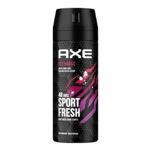 اكس سبراي مزيل العرق للرجال ريتشارج سبورت فريش 150مل (خصم 30 جنيه) (عرض خاص) | X Spray Deodorant Men Rytsharj Sport Fresh 150Ml (Discount 30 EGP) (Offer Special)