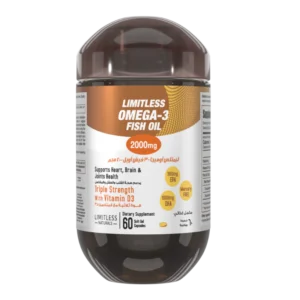 Limitless Omega-3 Fish Oil 2000 Mg 60 Cap