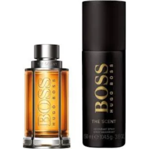 هوجو بوس ذا سكينت فور هيم (او دي تواليت 50مل + مزيل عرق 150مل) (عرض خاص) | Hugo Boss.p. The Scent For Him Set (Edt50Ml+Deod 150Ml)