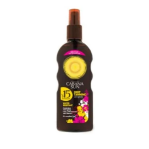 كابانا سبراي زيت جاف للتسمير العميق بعامل وقاية من اشعة الشمس 15 - 200مل | Cabana Spray Oil Dry Lltsmyr Deep Factor Wqaya From Ashaa Sun 15 - 200Ml