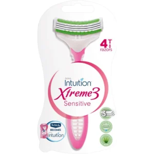 شيك شفرات اكستريم 3 للبشرة الحساسة للنساء 4 قطع | Schick Blades Extreme 3 Skin Sensitive Women 4 Pieces