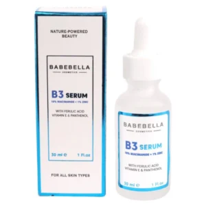 بابيبيلا بي3 10% بيور نياسيناميد + 1% زنك سيرم 30مل | Babebella B3 10% Pure Niacinamide + 1% Zinc Serum 30ml