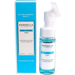 بابيبيلا ميكسيد و دهنية بشرة للوجه تنظيف فوم 150مل | Babebella Mixed And Oily Skin Facial Cleansing Foam 150ml