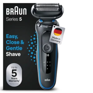 براون سيريس 5 شافير 51-بي1000إس بلو إيورو ماكينة حلاقة رجالى | Braun Series 5 Shaver 51-B1000s Blu Euro Shaver Men