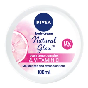 نيفيا ناتشورال جلو جسم كريم. 100مل جار (30%) (#) | Nivea Natural Glow Body Cr. 100ml Jar (30%) (#)