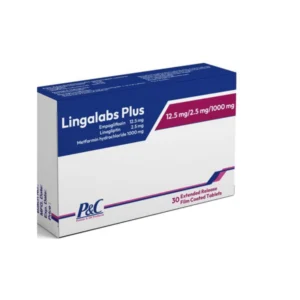 لينجالابس بلس 12.5 / 2.5 / 1000 مجم 30 قرص | Lingalabs Plus 12.5 / 2.5 / 1000 Mg 30 Tab