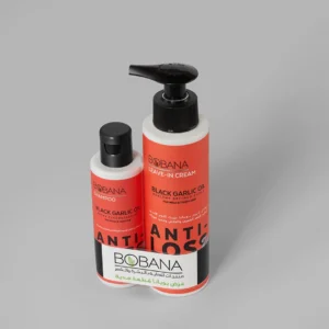 بوبانا أسود جارليك زيت (ليف-إن كريم. 200مل+شامبو 100مل) (#) | Bobana Black Garlic Oil (Leave-In Cr. 200ml+Shampoo 100ml) (#)
