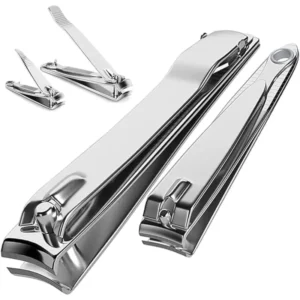 دور ظفر كليبير رقم.105 قصافة استانلس سادة 2قطعة | Dore Nail Clipper No.105 Nail Clipper Stainless Plain 2Piece