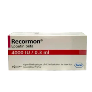 ريكورمون 4000 وحدة دولية / 0.3 مل 1 سرنجة (إكس إكس) | Recormon 4000 I.U. / 0.3 Ml 1 Syring (Xx)