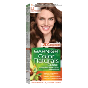 غارنييه لون ناتشورالز إتش.كريم. 5.3 لايت جولدن بني (15%) (#) | Garnier Color Naturals H.Cr. 5.3 Light Golden Brown (15%) (#)