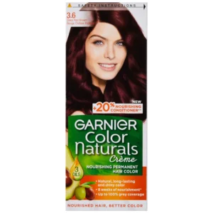 غارنييه لون ناتشورالز إتش.كريم. 3.6 ديب أحمر بني (15%) (#) | Garnier Color Naturals H.Cr. 3.6 Deep Red Brown (15%) (#)