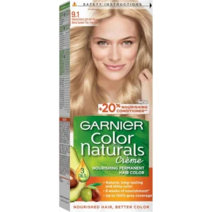 غارنييه لون ناتشورالز إتش.كريم. 9.1 إكسترا لايت أش أشقر (15%) (#) | Garnier Color Naturals H.Cr. 9.1 Extra Light Ash Blonde (15%) (#)