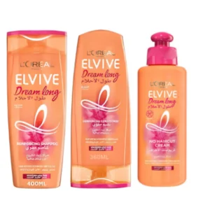 لوريال إلفيف دريم طويل (شامبو. 400مل+بلسم. 360مل+بوشبول كريم. 200مل 30%) (#) | Loreal Elvive Dream Long (Sh. 400ml+Cond. 360ml+Pushpull Cr. 200ml 30%) (#)