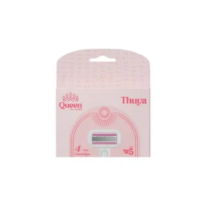 كوين باي لورد ثويا 5 بلاد رازور عبوات إعادة تعبئة - 4 خرطوشة (كت5094) | Queen By Lord Thuya 5 Blade Razor Refills - 4 Cartridges (Qt5094)