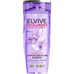 لوريال إلفيف هيالورون بيور شامبو. 400مل (32إل.إي) إف/دهنية إتش.&جاف لينجث (#) | Loreal Elvive Hyaluron Pure Sh. 400ml (32l.E) F/Oily H.&Dry Length (#)