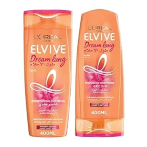 لوريال إلفيف شامبو. 400مل دريم طويل - أوياكينيد طويل شعر (32إل.إي) (#) | Loreal Elvive Sh. 400ml Dream Long - Weakened Long Hair (32l.E) (#)