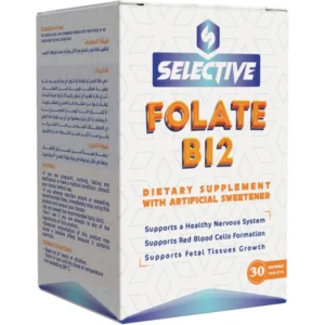 Selective Folate B12 30 Chew. Tab