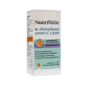 نوتريفيل إيه-أميلاس 2000 يو .سيلب شراب 120مل | Nutriville A-Amylase 2000 U .Celp Syrup 120ml